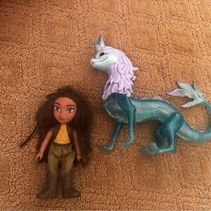 Doll and Dragon Toy Set